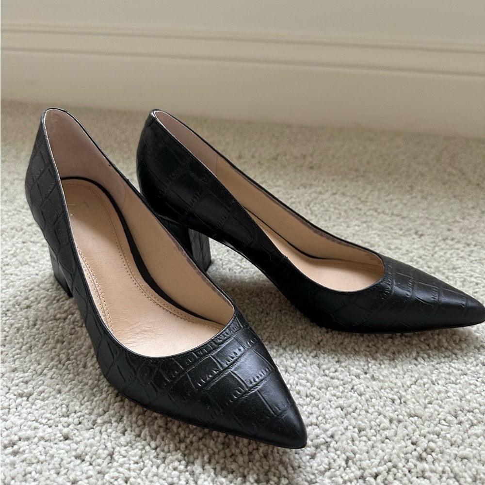 Marc Fisher Block Heel - Size 6.5 - Black